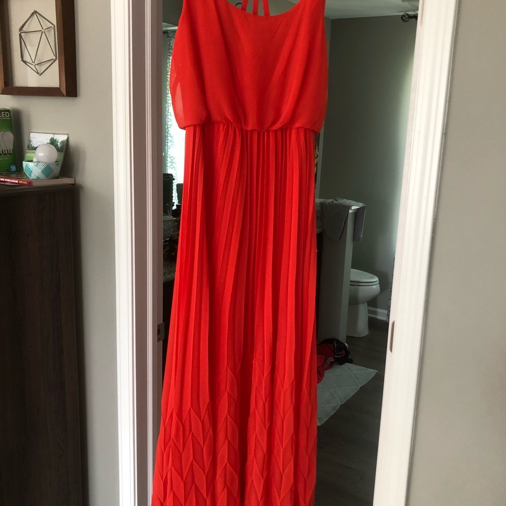 Orange Maxi Dress